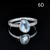 Ocean Whisperer - Blue Topaz Sand Band Ring Ocean Whisperer - Blue Topaz Sand Band Ring