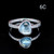 Ocean Whisperer - Blue Topaz Sand Band Ring Ocean Whisperer - Blue Topaz Sand Band Ring
