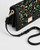 Cathy Embroidered Fold Over Purse in Black Velvet