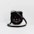 Dove and Floral Star Black Velvet Saddle