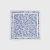 Ditsy Blue Folk Square Scarf