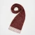 Blackberry Long Jacquard Scarf Burgundy