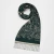 Midnight Garden Long Jacquard Scarf Green