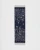 Midnight Garden Long Jacquard Scarf in Navy