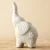 Grey Elephant Ring Holder