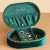 Starry Night Printed Velvet Oval Jewellery Case in Teal