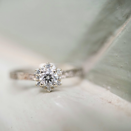 Dainty Dazzle Diamond Ring