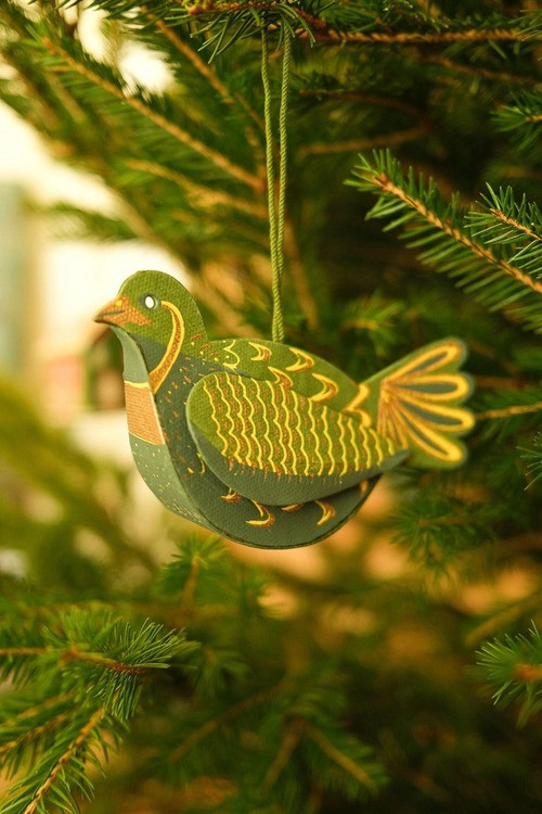 Partridge Paper Ornament - Kuriosities