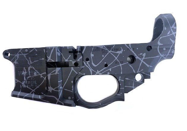 Matte Titanium Splash AR-15 Bundle of Color