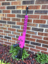 Matte Pink AR-15 Complete Rifle H-Bar 5.56, 1/9 Twist