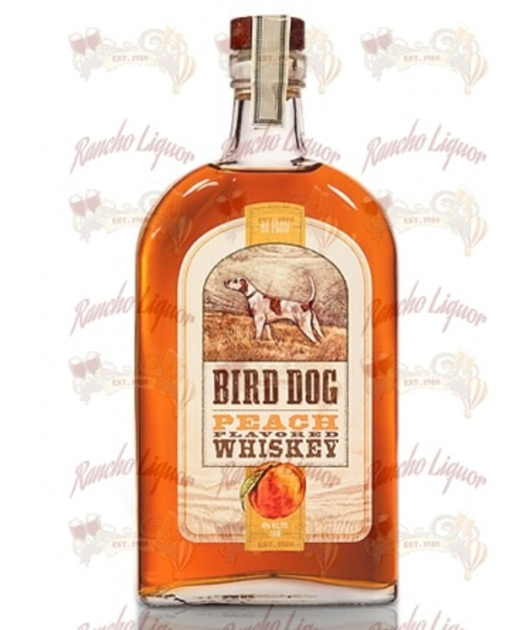 Bird Dog Peach Flavored Whiskey 750 m.L. Rancho Liquor & Fine Cigar Shop