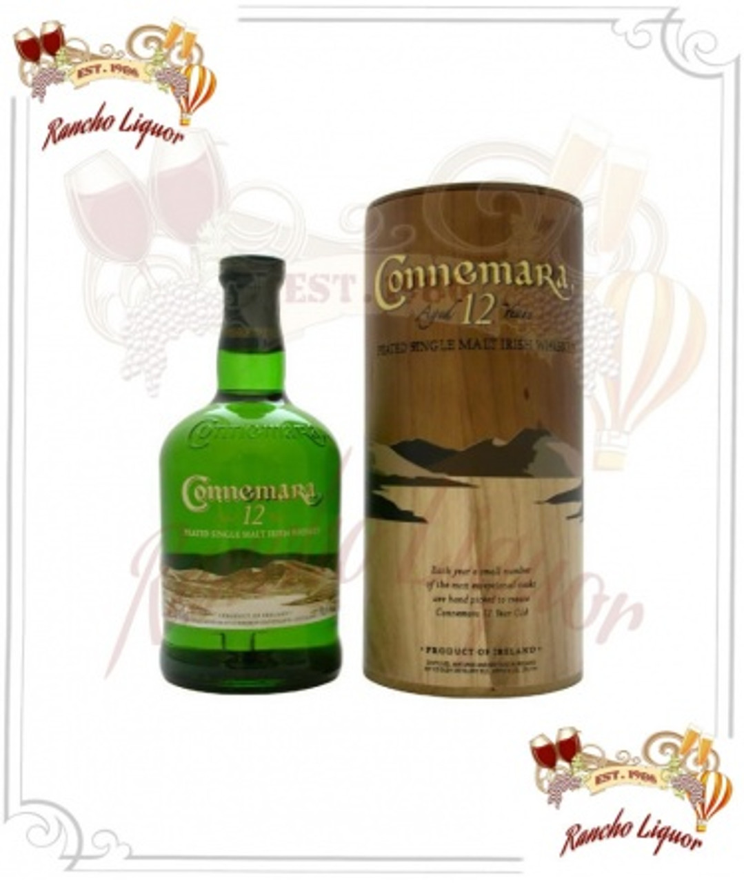 Connemara 12 Year Single Malt Irish Whiskey 750mL