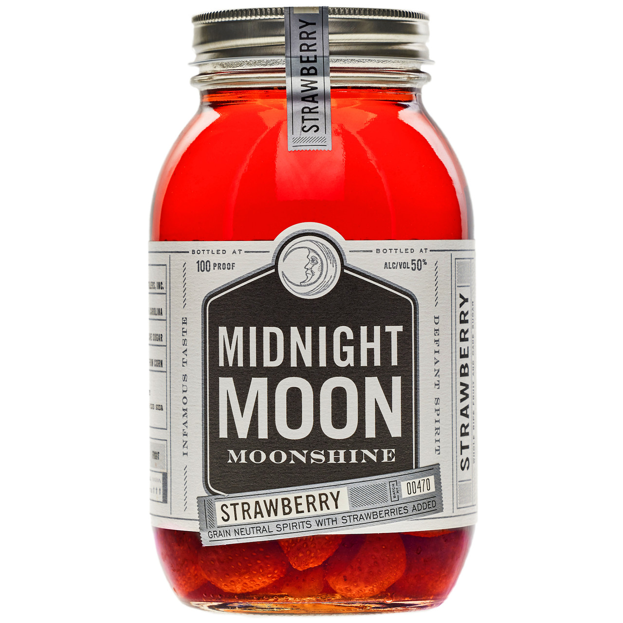 Midnight Moon Strawberry Moonshine 750mL