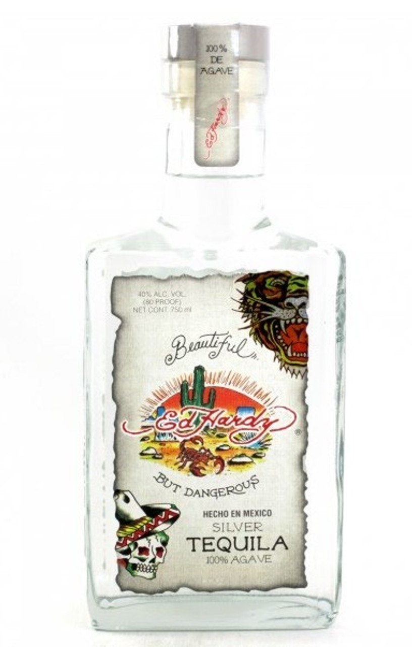 Ed Hardy Silver Tequila 100% Agave 750mL - Rancho Liquor & Fine Cigar Shop