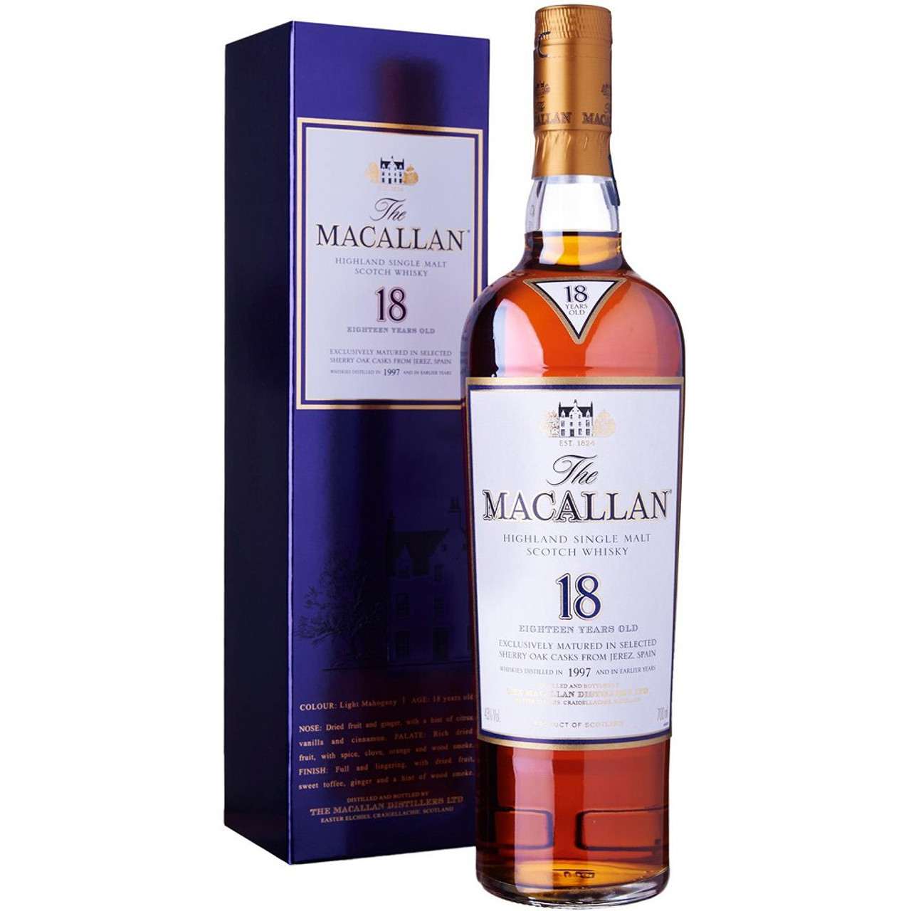 Macallan 18 Year Double Cask Single Malt Scotch Whisky 750ml Rancho Liquor