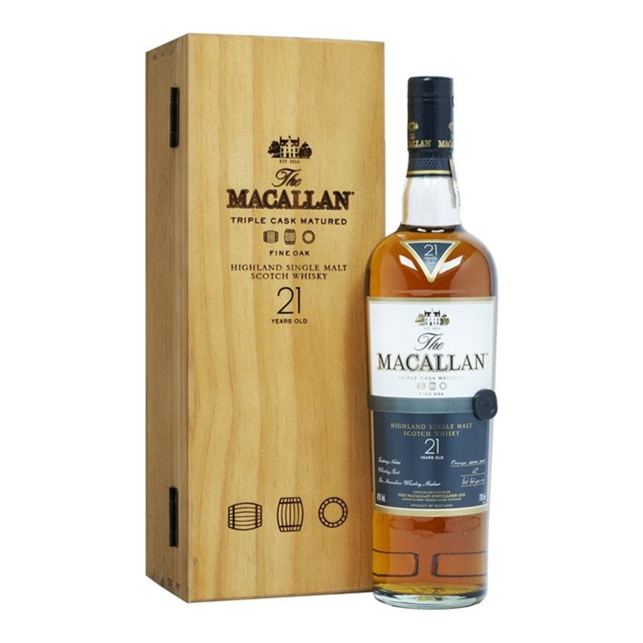 The Macallan 21年 トリプルカスクウイスキー