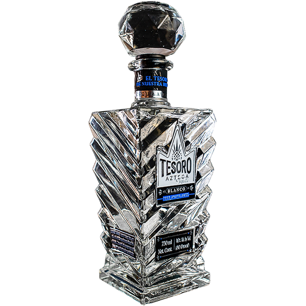 Tequila 750mL Azteca Blanco Tesoro