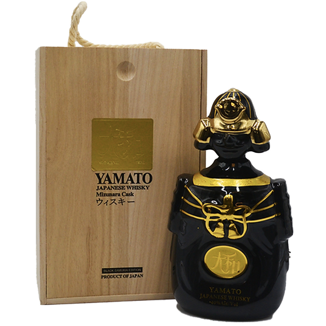 Yamato Black Samurai Japanese Whisky Mizunara Cask 750mL