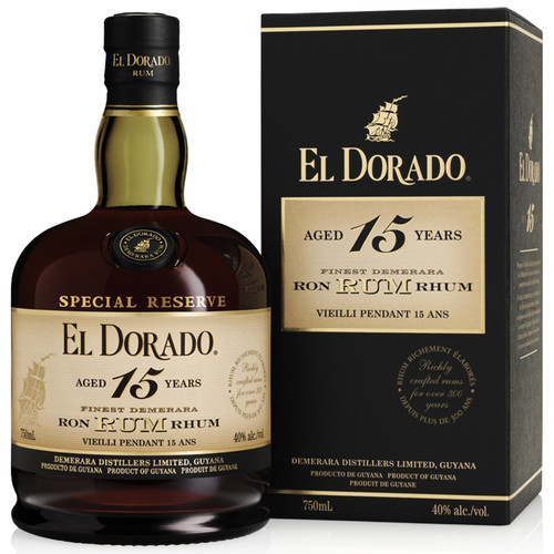 El Dorado 15 Year Old Rum 750mL