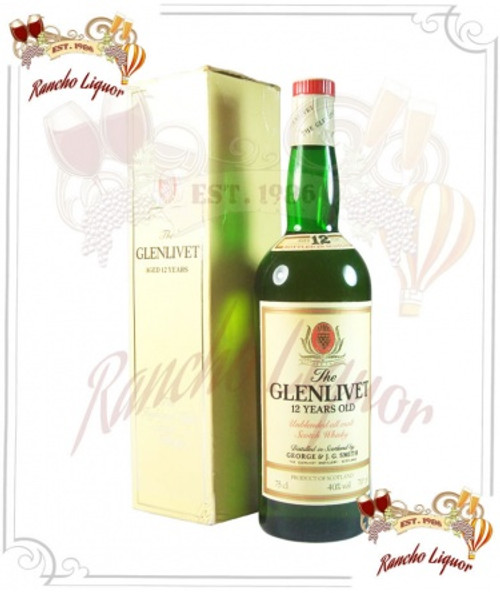 Glenlivet 12 Year Single Malt Scotch Whisky