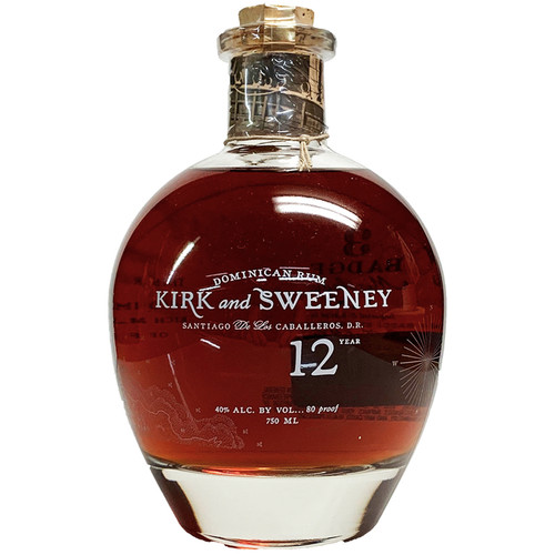 Kirk and Sweeney 12 Year Rum 750mL
