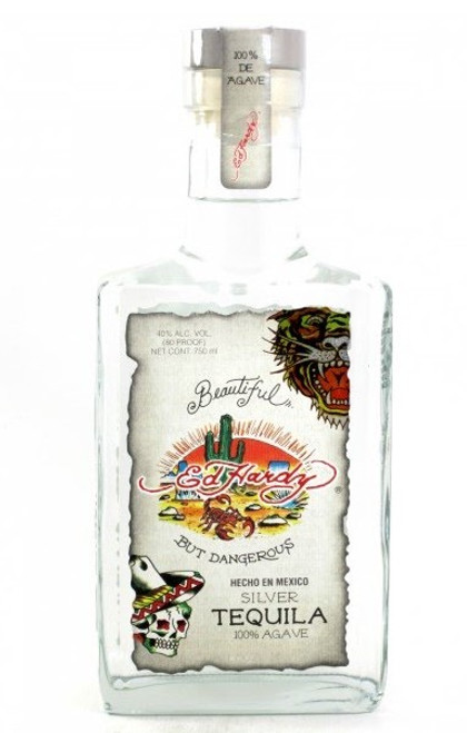 Ed Hardy Silver Tequila 100% Agave 750mL