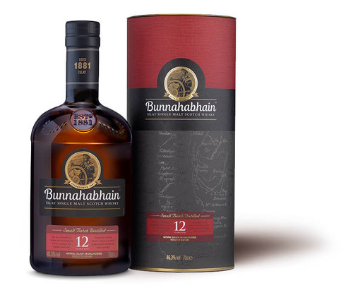 Bunnahabhain 12 Year Islay Single Malt Scotch Whiskey 750.ML