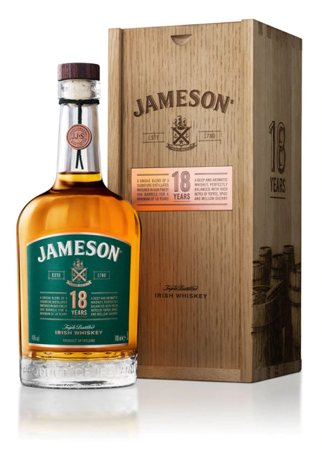 Jameson Irish Whiskey 18 Year 750ml