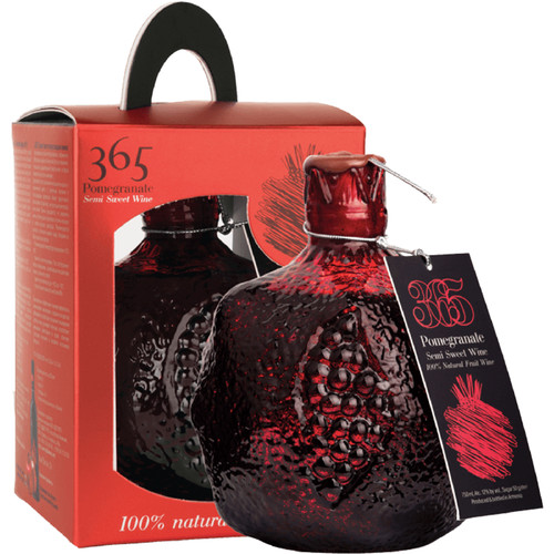 365 Pomegranate Semi-Sweet Wine Souvenir Gift Box 750mL