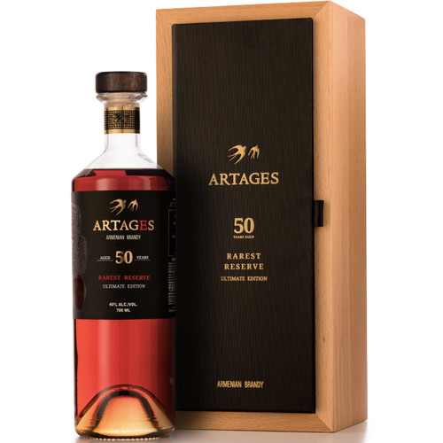 Artages Armenian Brandy Rarest Reserve Ultimate Edition 50 Years Old 750mL 