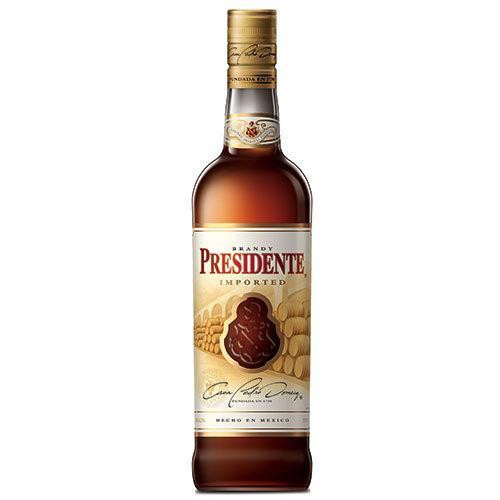 This particular Presidente Brandy is produced from a blend of the best grapes from the Hermosillo region of Mexico. Following distillation, the spirit is aged for a minimum of 24 months in American oak barrels. Presidente is clean and bright with a medium amber color. On the nose, fruity with oak aromas and touches of caramel. Its taste features almond and vanilla flavors from the American oak.