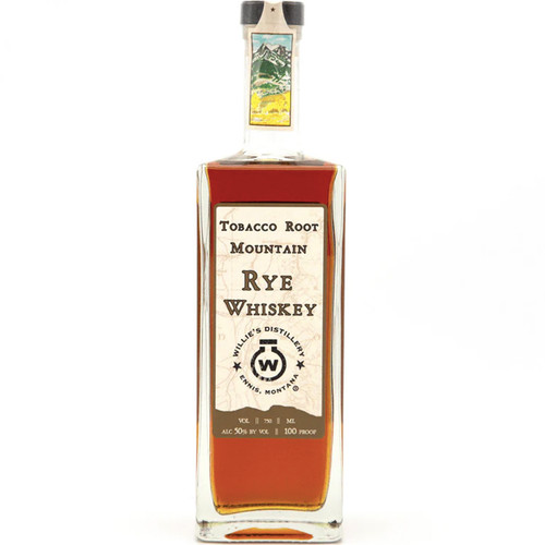 Willie's Tobacco Root Mountain Rye Whiskey 750mL