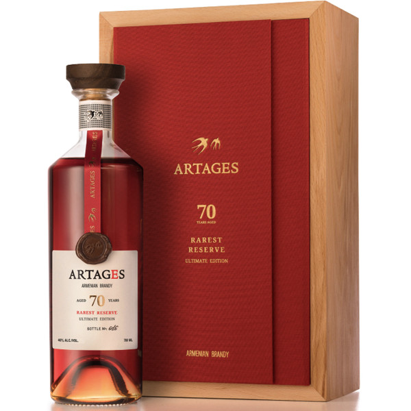 Artages Armenian Brandy Rarest Reserve Ultimate Edition 70 Years Old 750mL 