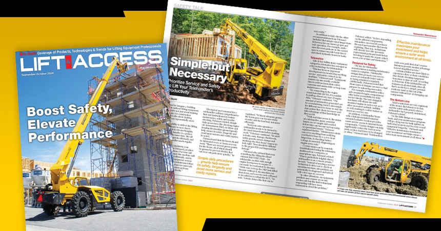Pettibone Telehandlers Featured in Lift & Access Magazine