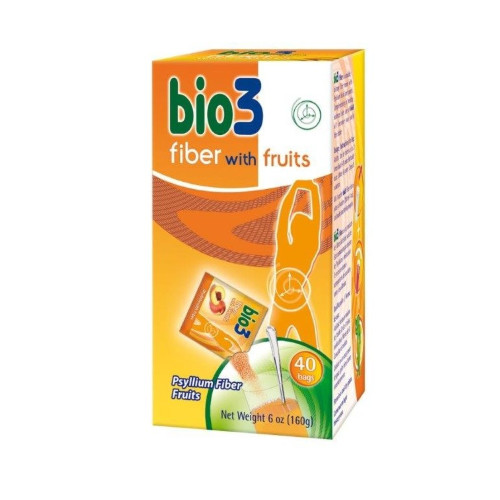 Bie3 fibra con frutas 3 g 40 sobres