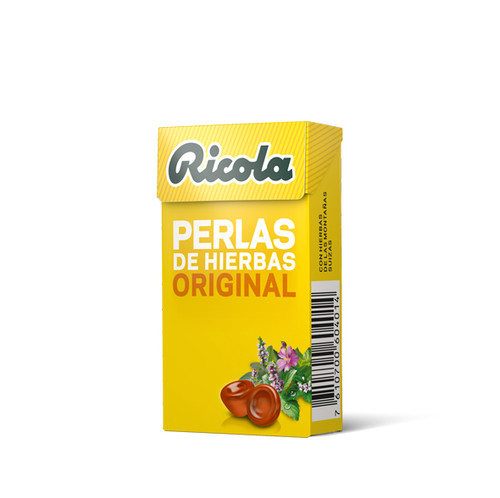 Ricola perlas sin azúcar 25 g hierbas