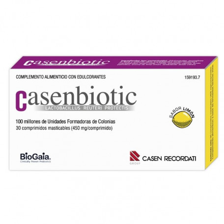 Casenbiotico (30 comp sabor limón)