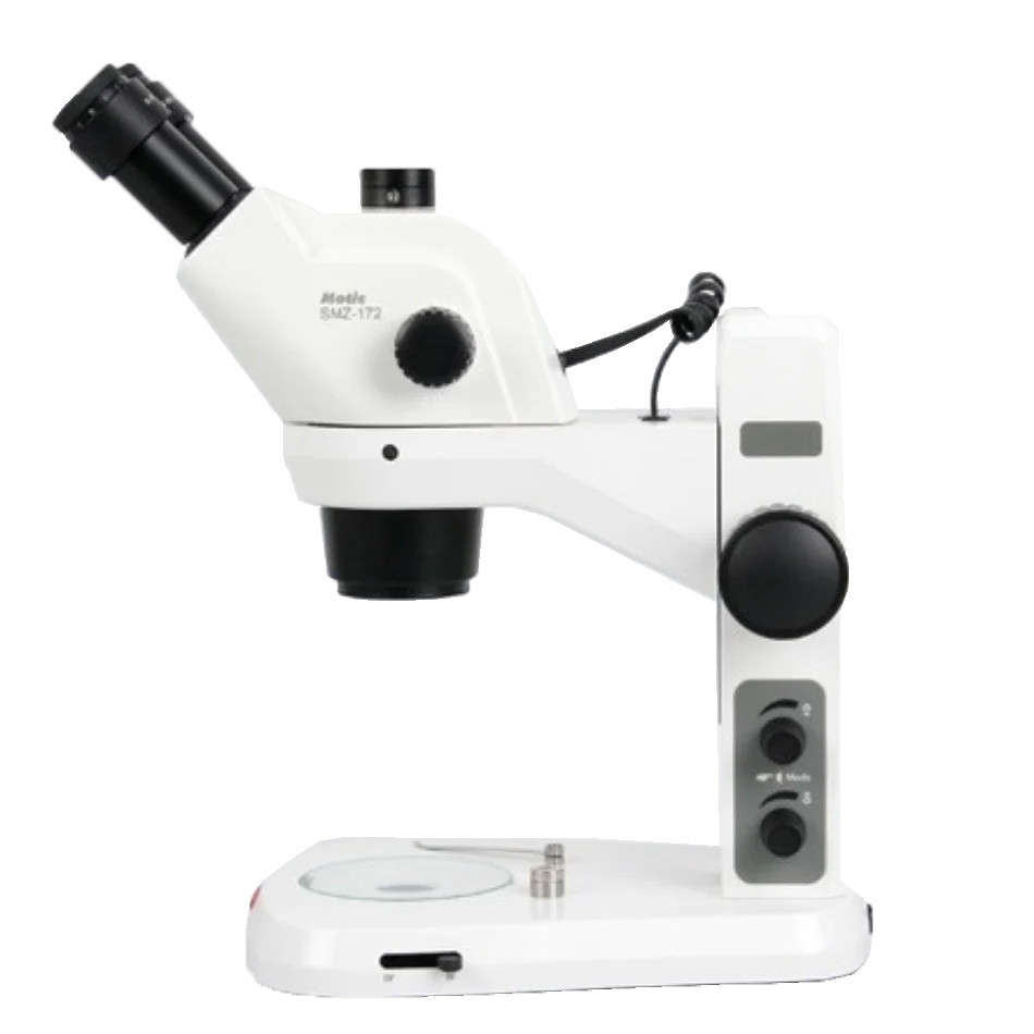 Motic SMZ-172 Stereo Zoom Microscope on LED Stand