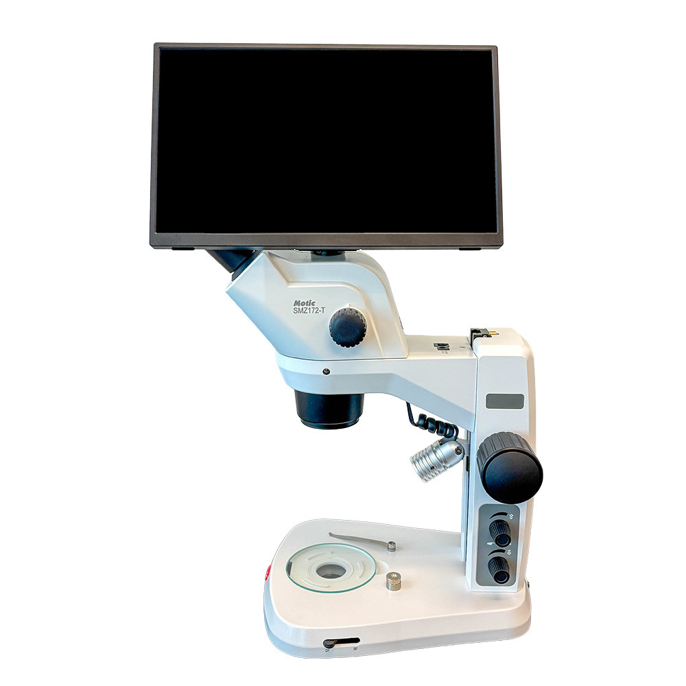 Motic SMZ-172 LCD Digital Stereo Zoom Microscope with Single Spot