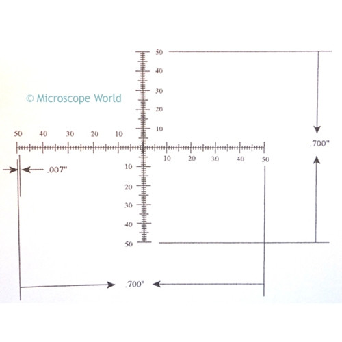 KR626 Crossed Scale Reticle 0.700