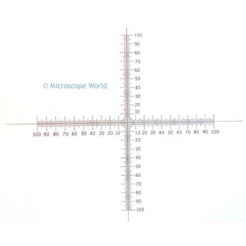KR629 Crossed Scale Reticle 0.500