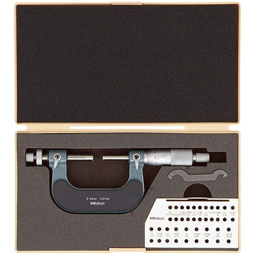 Mitutoyo 124-173 Vernier Gear Tooth Micrometer 0-25mm