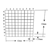 Reticle Grid 12mm Squares 81 Total