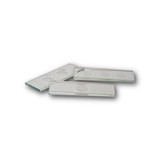 Microscope concavity well depression slides with 1, 2, or 3 wells.