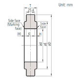 Mitutoyo Steel Setting Ring 9" diagram