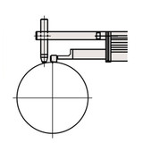 Mitutoyo Surftest Point Contact Adapter