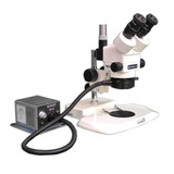 Meiji EMZ13-PK-MCLS-RING Stereo Zoom Pole Stand LED Ring Light Microscope