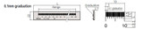 0.1mm Graduation Dimensions