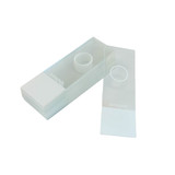 Stack of cytology one circle slides