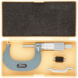 Mitutoyo Spherical Face Flat Spindle Vernier Micrometer 25-50mm Mitutoyo Spherical Face Flat Spindle Vernier Micrometer 25-50mm